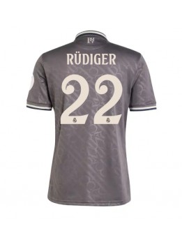 Real Madrid Antonio Rudiger #22 Replika Tredje Kläder 2024-25 Kortärmad